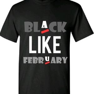 Shirt. Black like February